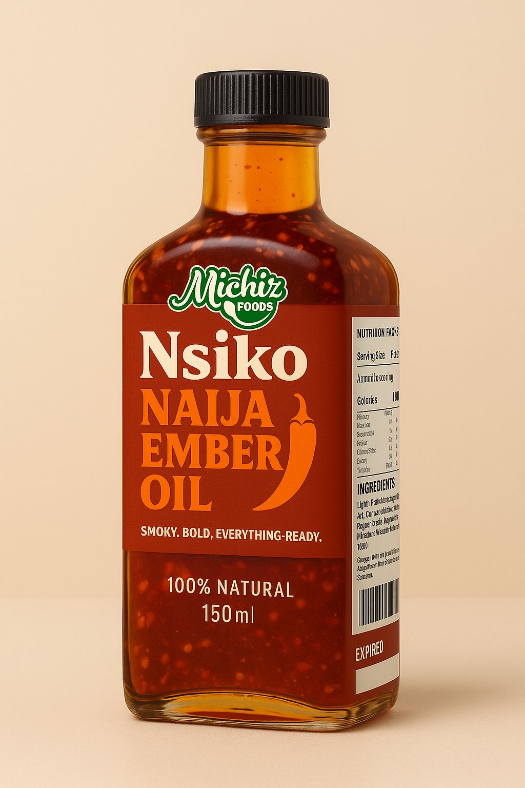 Nsiko Naija Ember Hot Chilli Oil (PRE-ORDER)