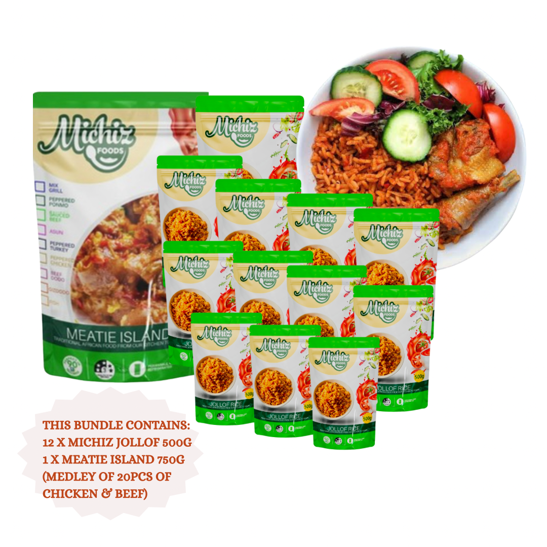 Michiz Jollof Feast & Protein Bundle (13 Pack)