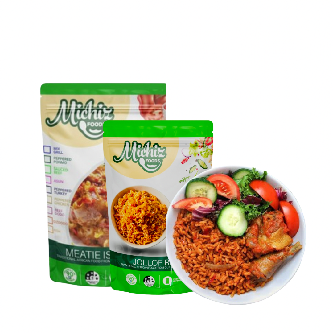 Michiz Jollof Feast & Protein Bundle (13 Pack)